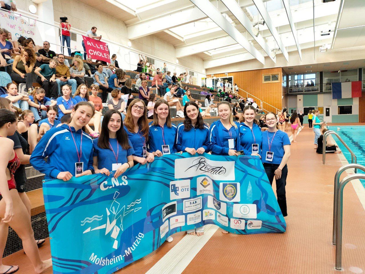 Sponsor du club de natation syncronisée de Molsheim